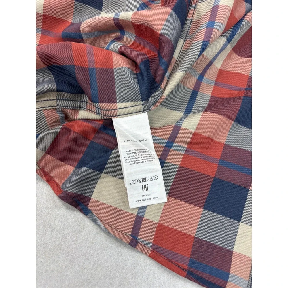 NWOT Fjallraven Fjallglim Shirt Long Sleeve Plaid Button Up Men's‎ Large flannel - Picture 7 of 9